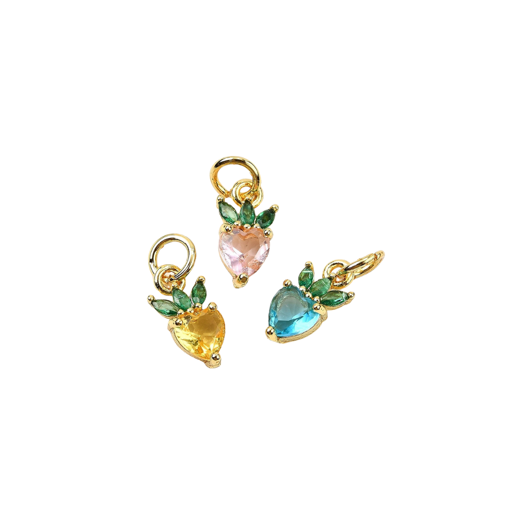 Gold Berry Sweetheart Charm