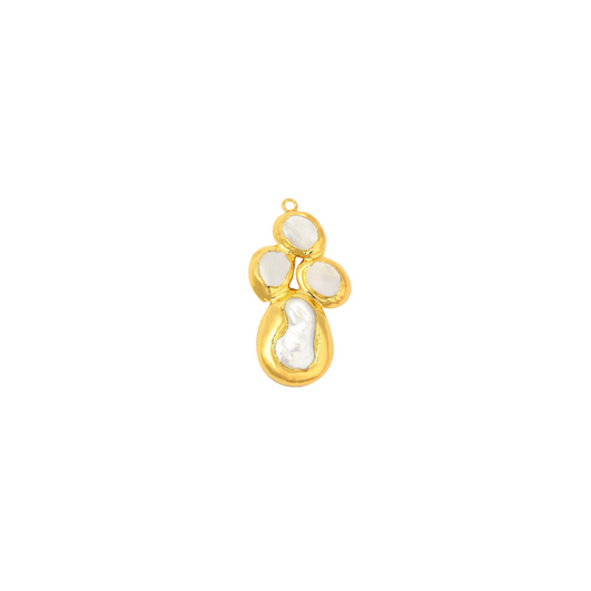Gold Seaborn Cross Charm