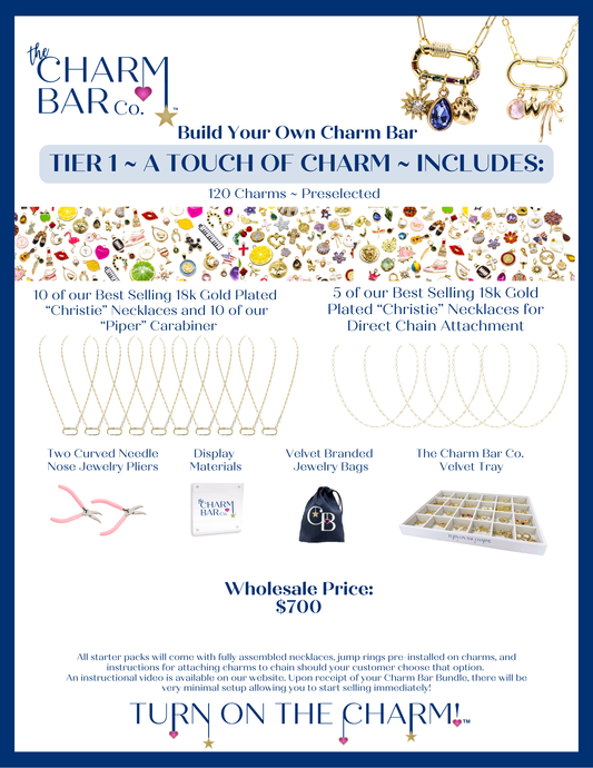 Gold Tier 1 Charm Bar Bundle - Christie