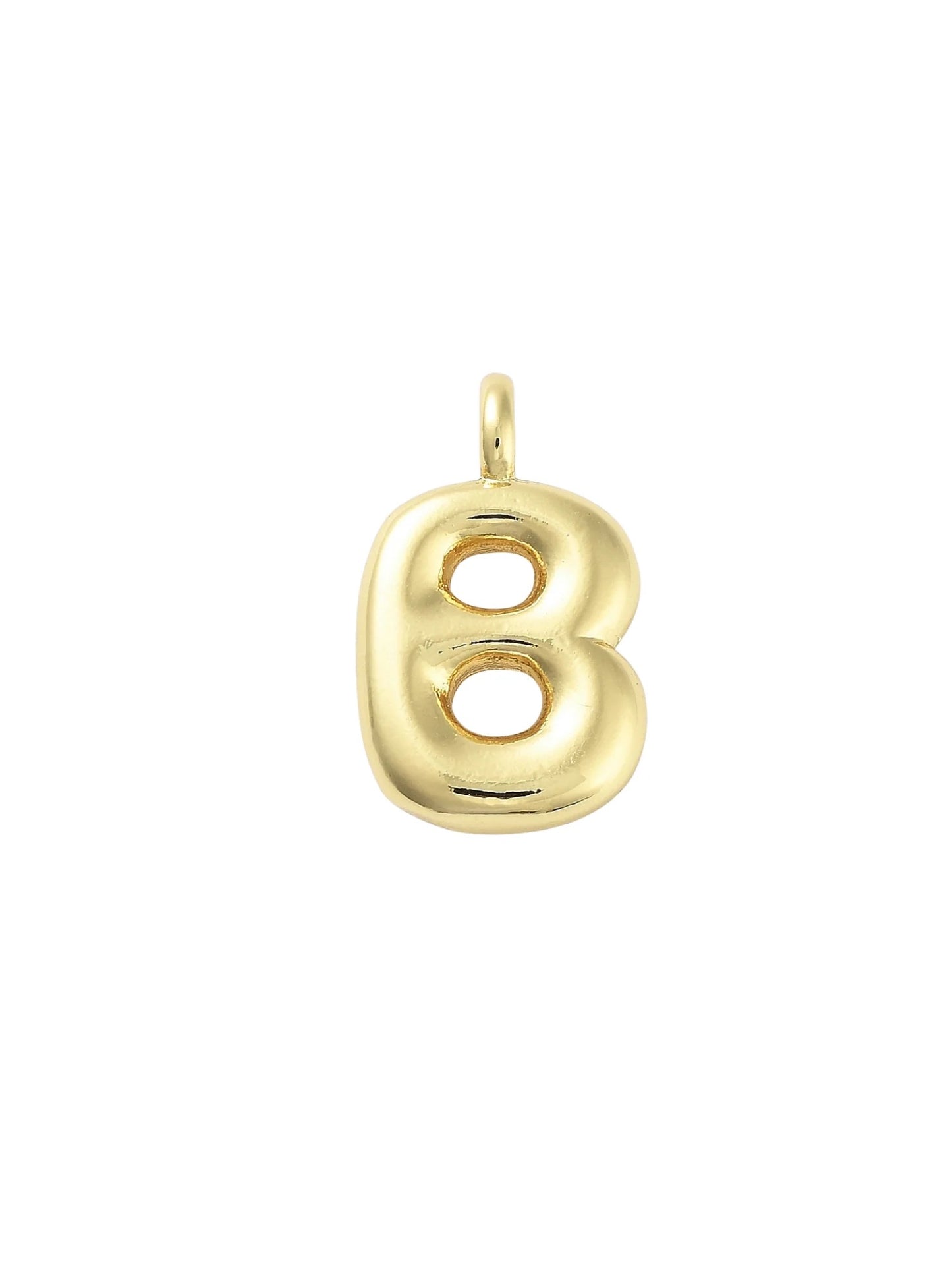 Gold Bubble Initial Letter | Alphabet Charm