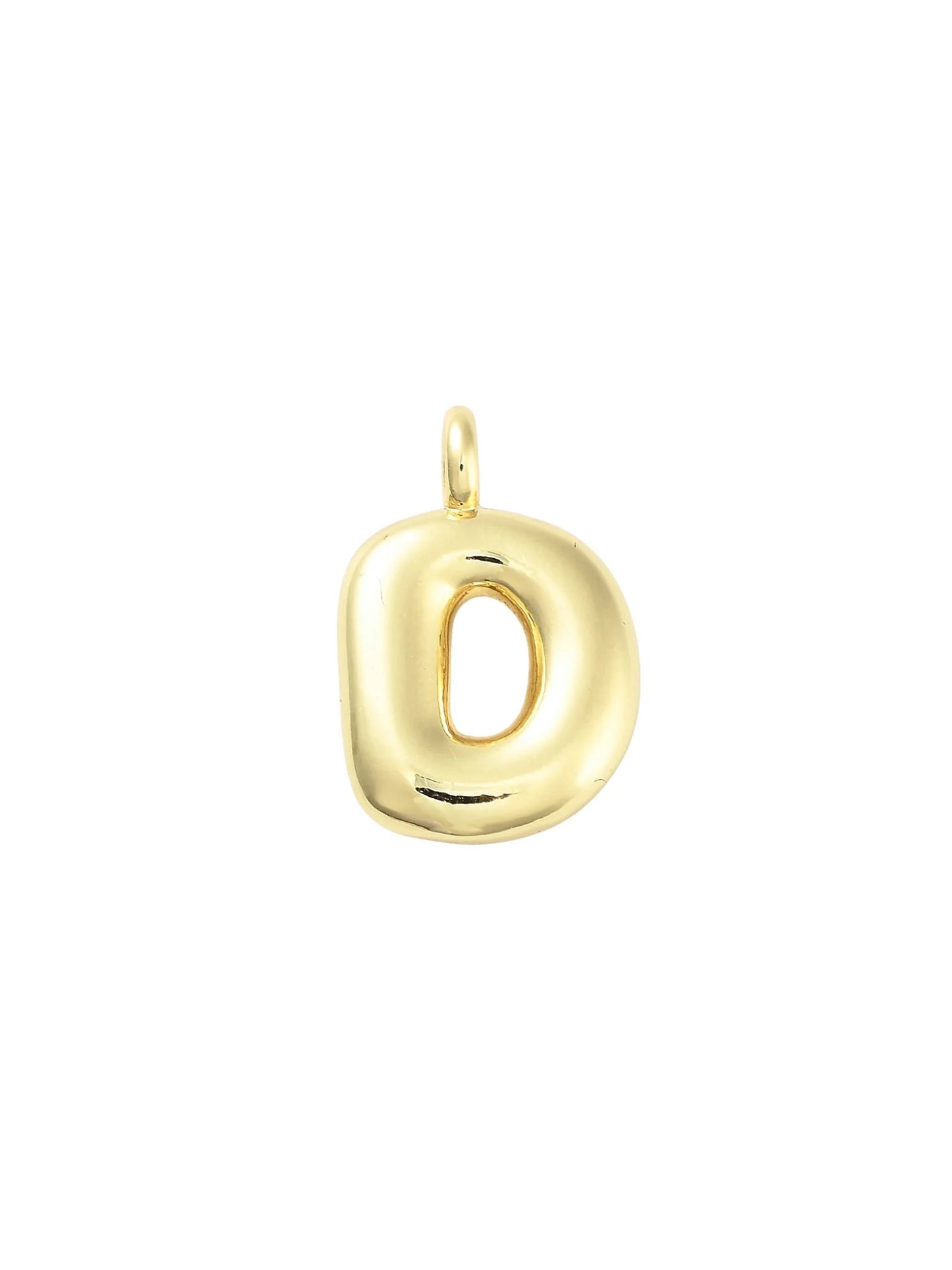 Gold Bubble Initial Letter | Alphabet Charm