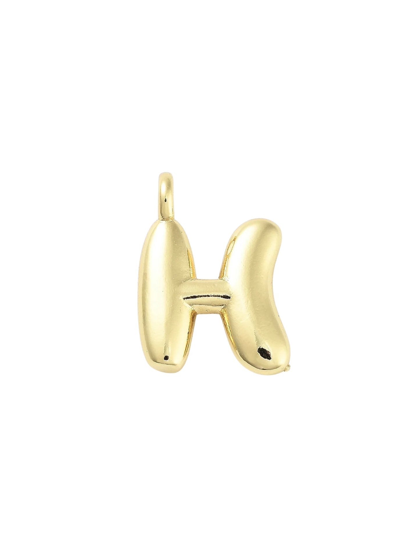 Gold Bubble Initial Letter | Alphabet Charm