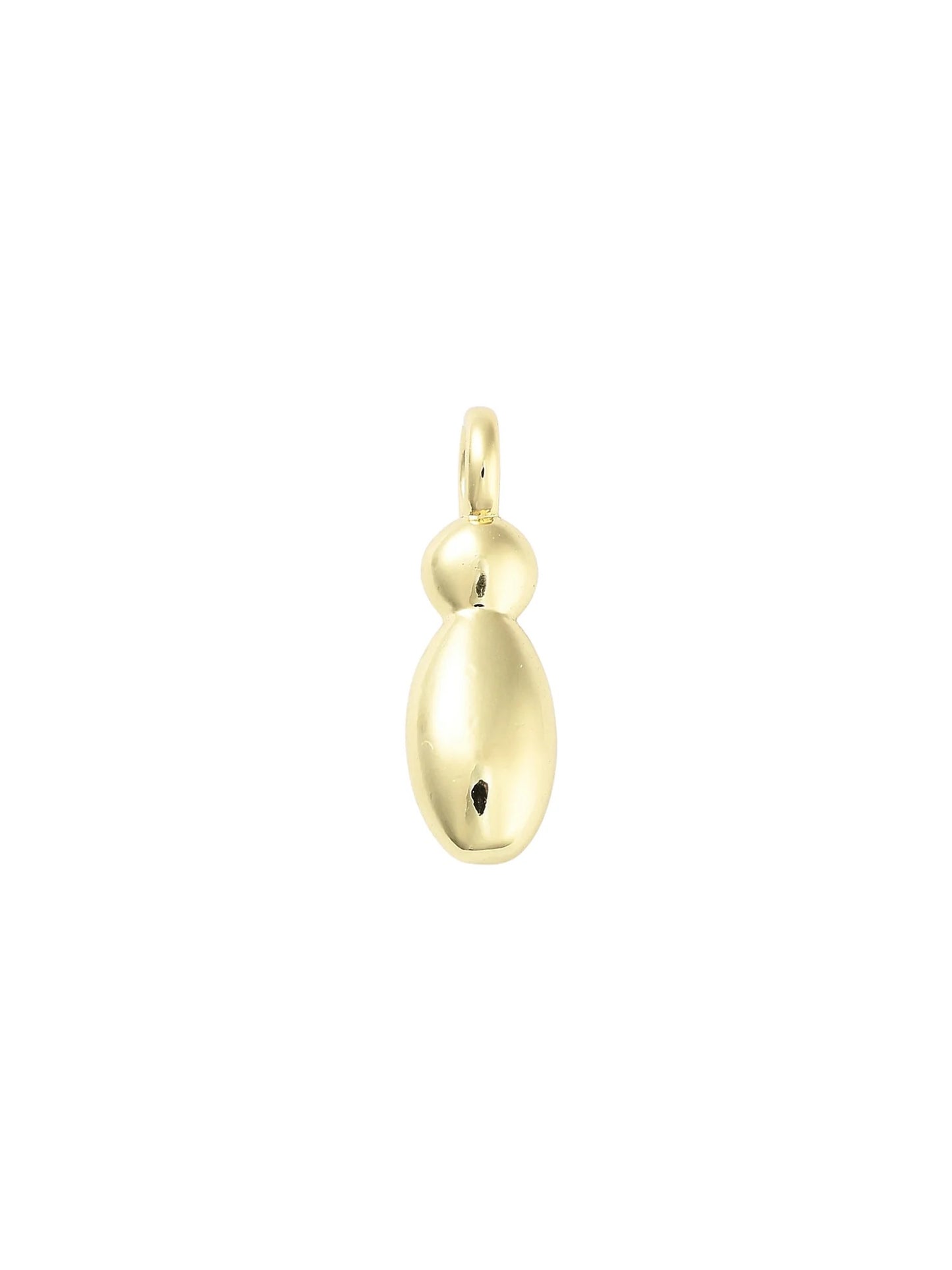Gold Bubble Initial Letter | Alphabet Charm