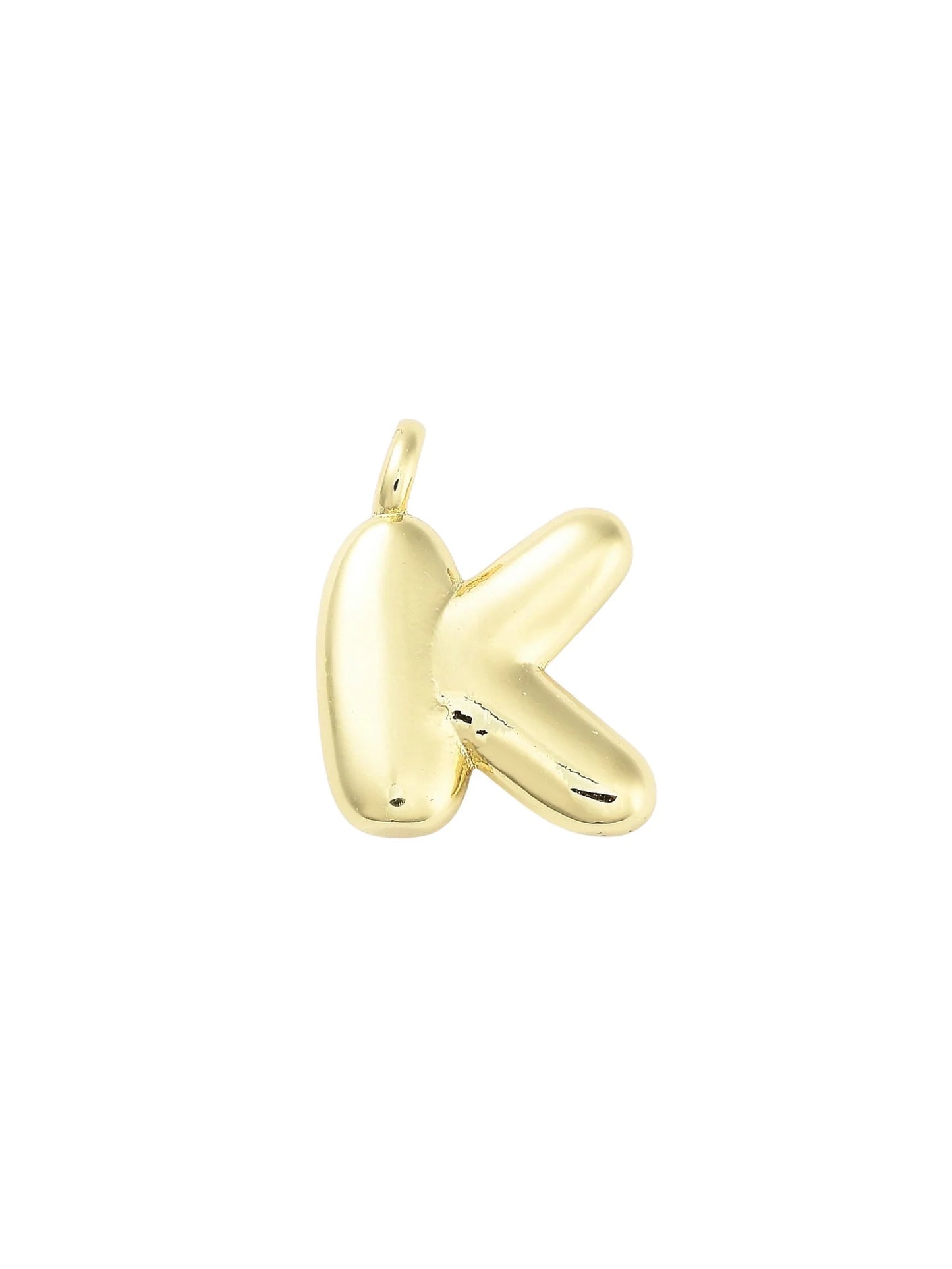 Gold Bubble Initial Letter | Alphabet Charm