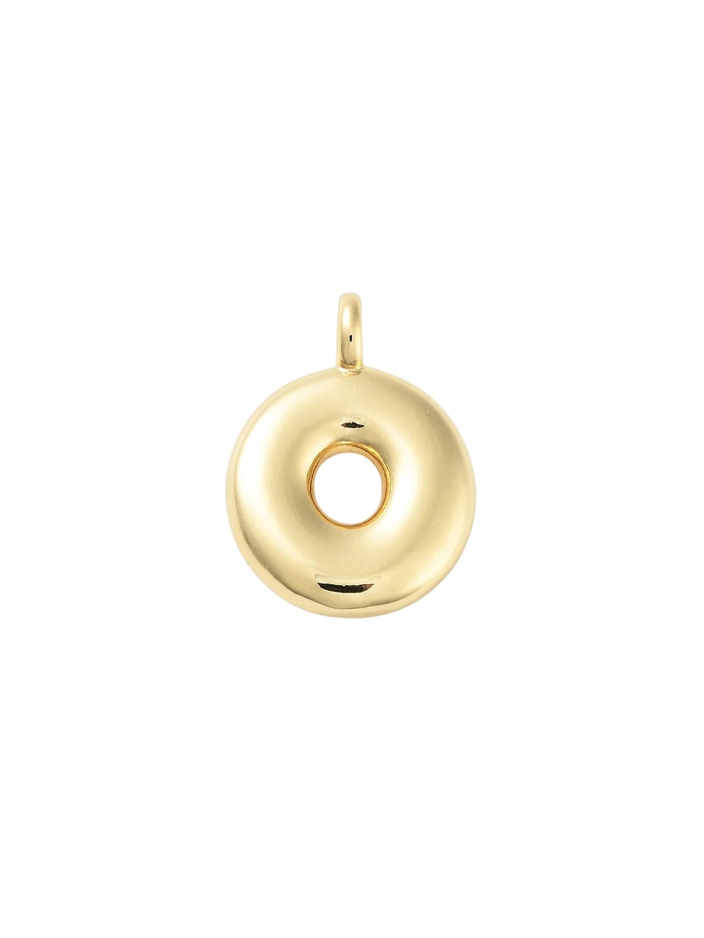 Gold Bubble Initial Letter | Alphabet Charm