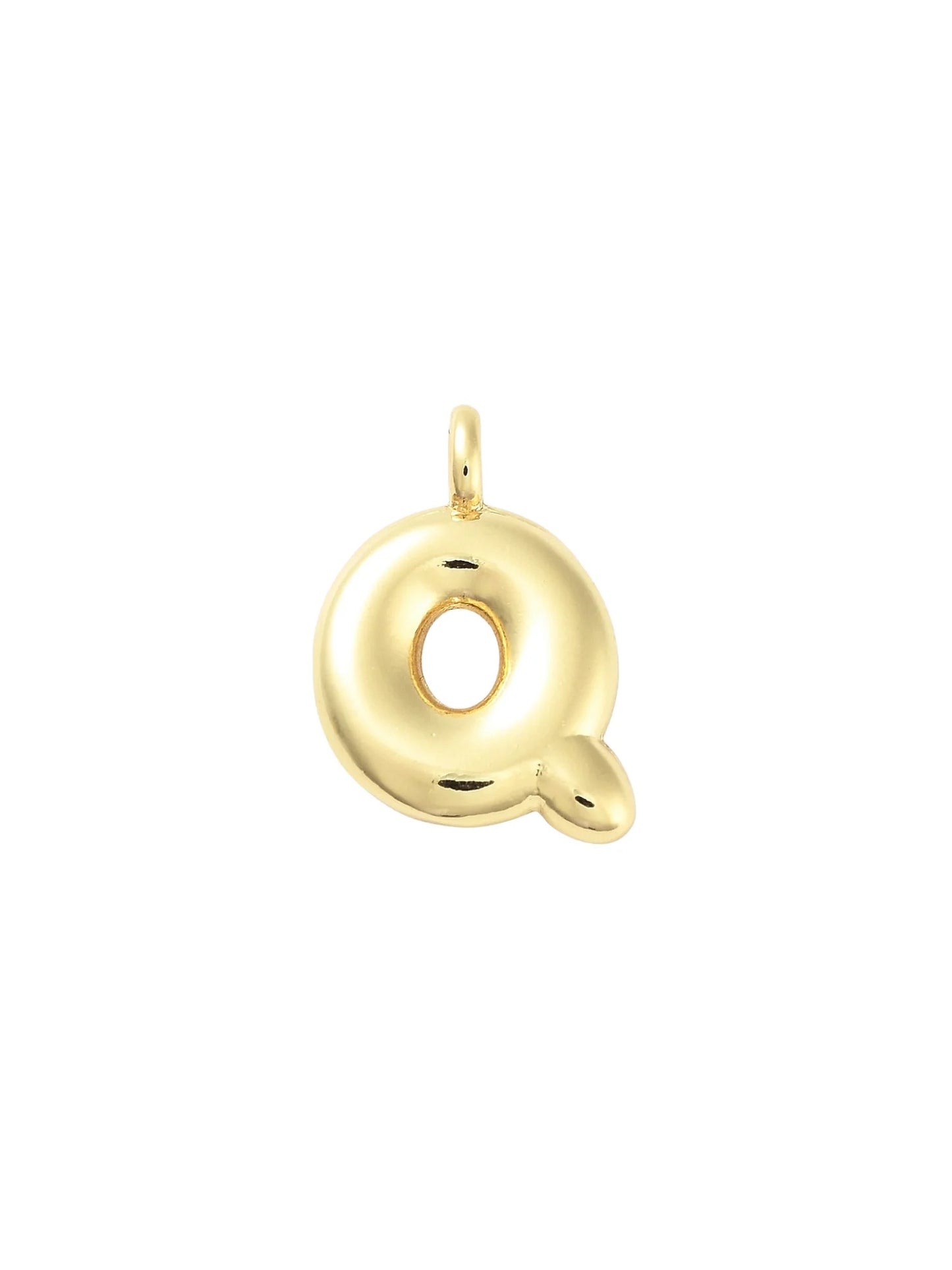 Gold Bubble Initial Letter | Alphabet Charm