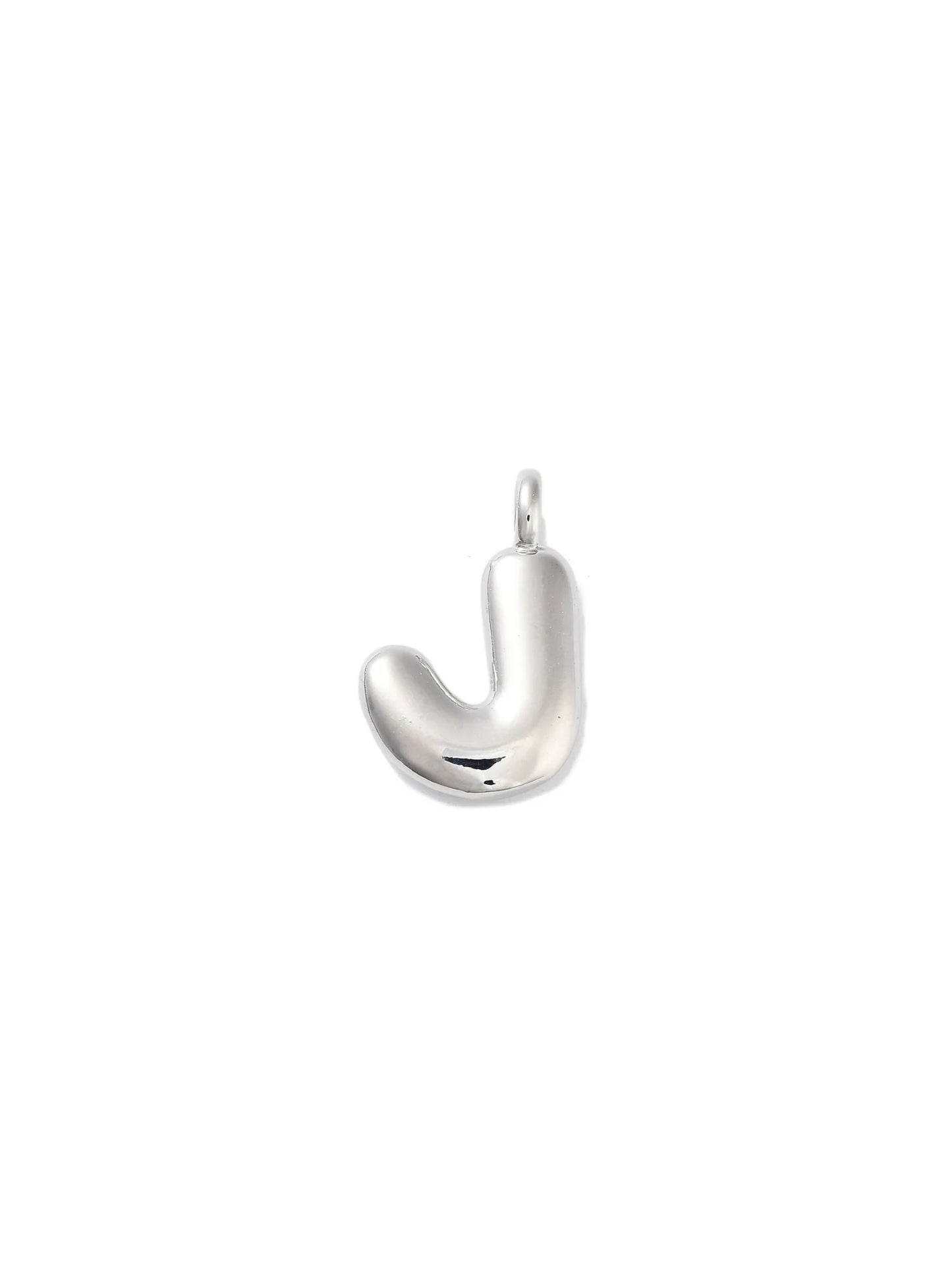 Silver Bubble Initial Letter | Alphabet Charm