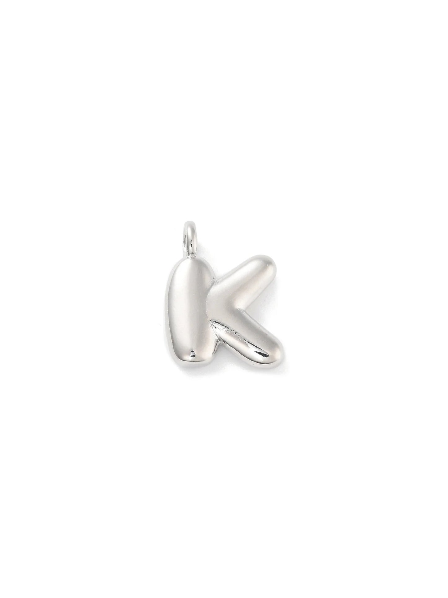 Silver Bubble Initial Letter | Alphabet Charm