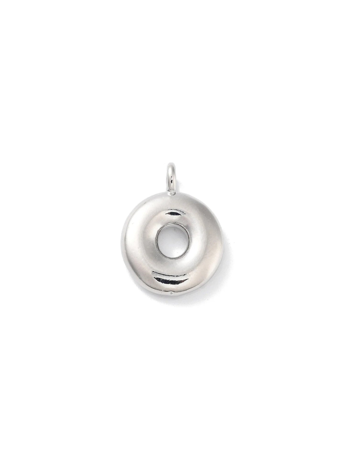 Silver Bubble Initial Letter | Alphabet Charm