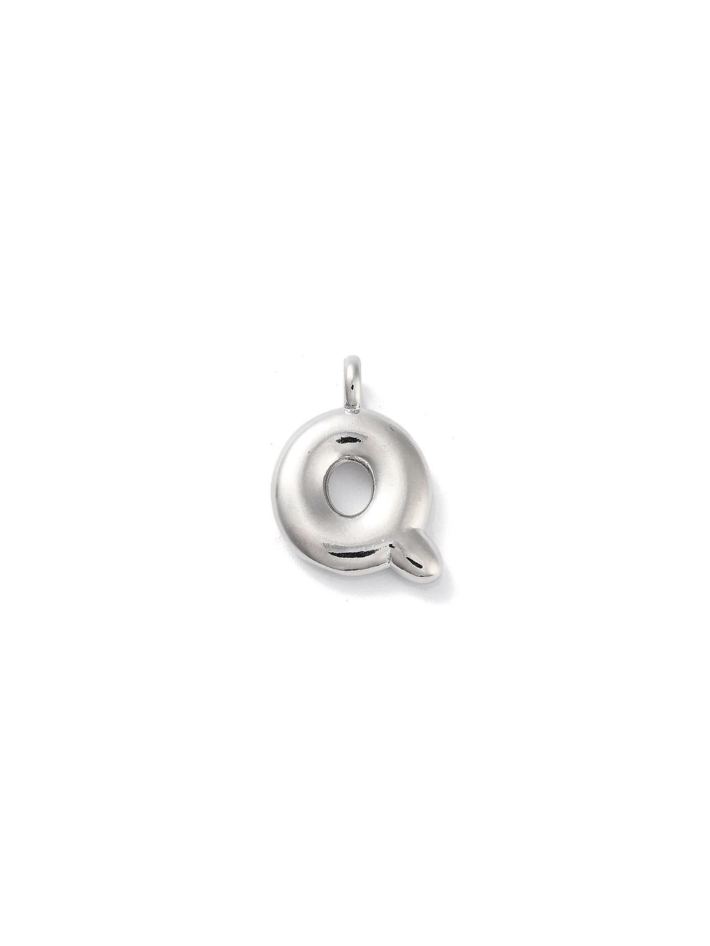 Silver Bubble Initial Letter | Alphabet Charm
