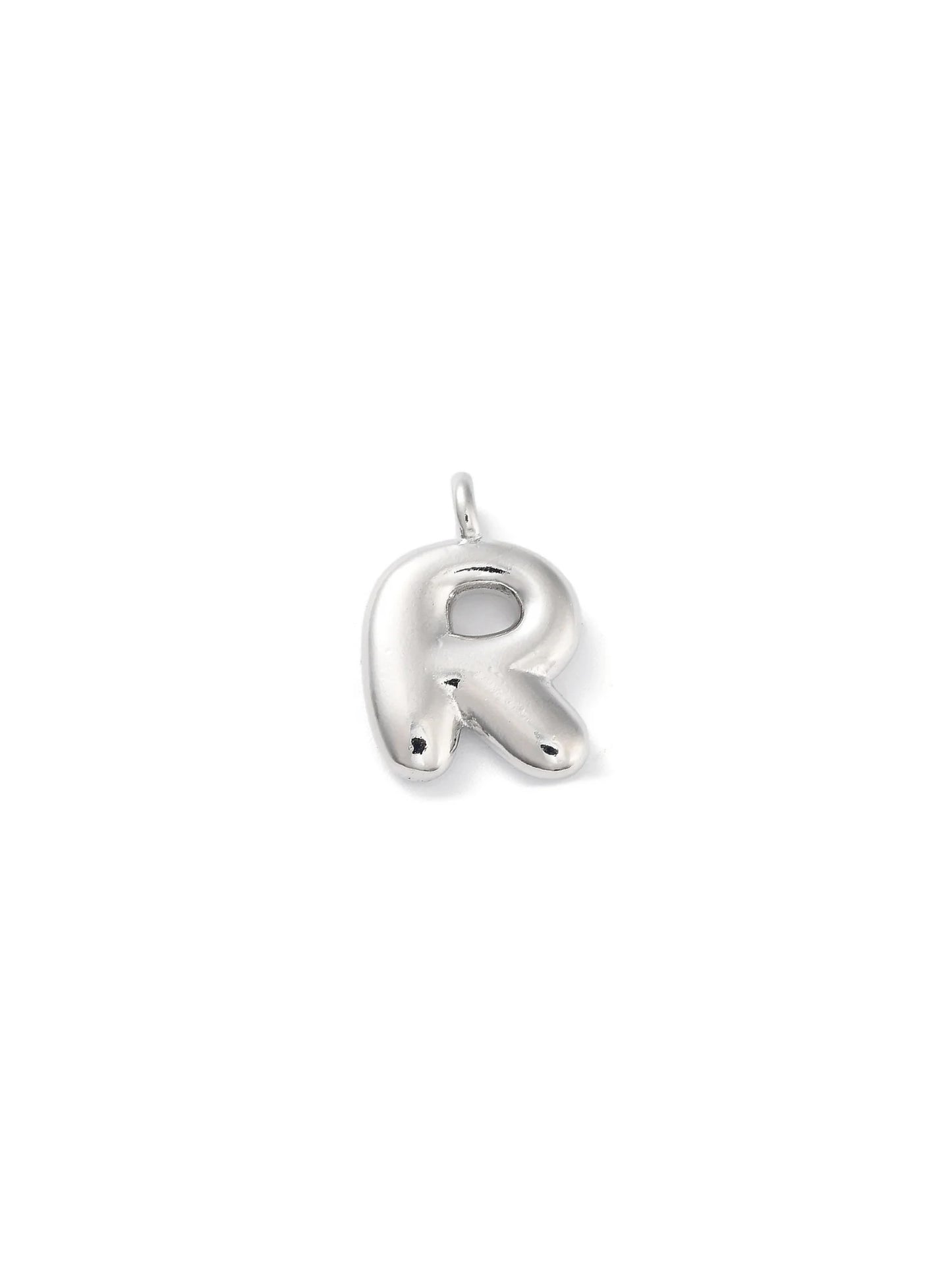 Silver Bubble Initial Letter | Alphabet Charm