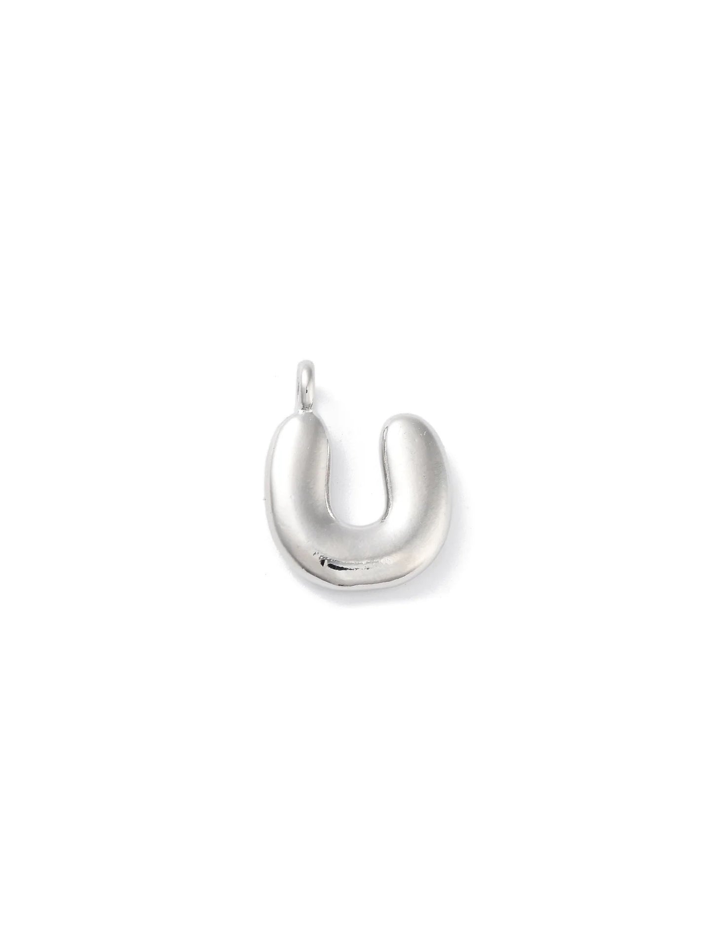 Silver Bubble Initial Letter | Alphabet Charm