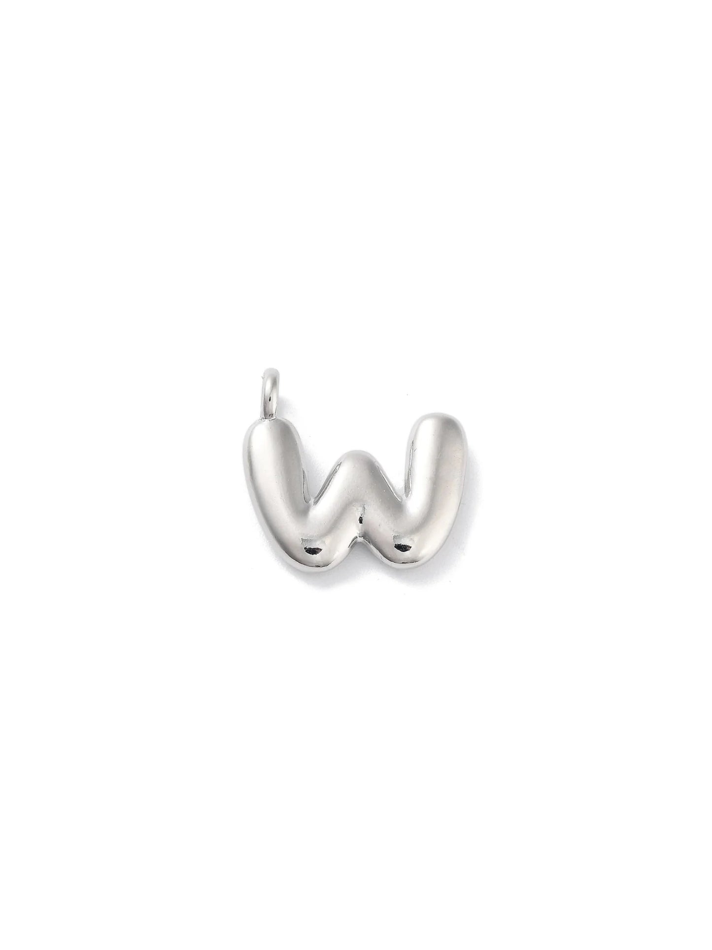 Silver Bubble Initial Letter | Alphabet Charm