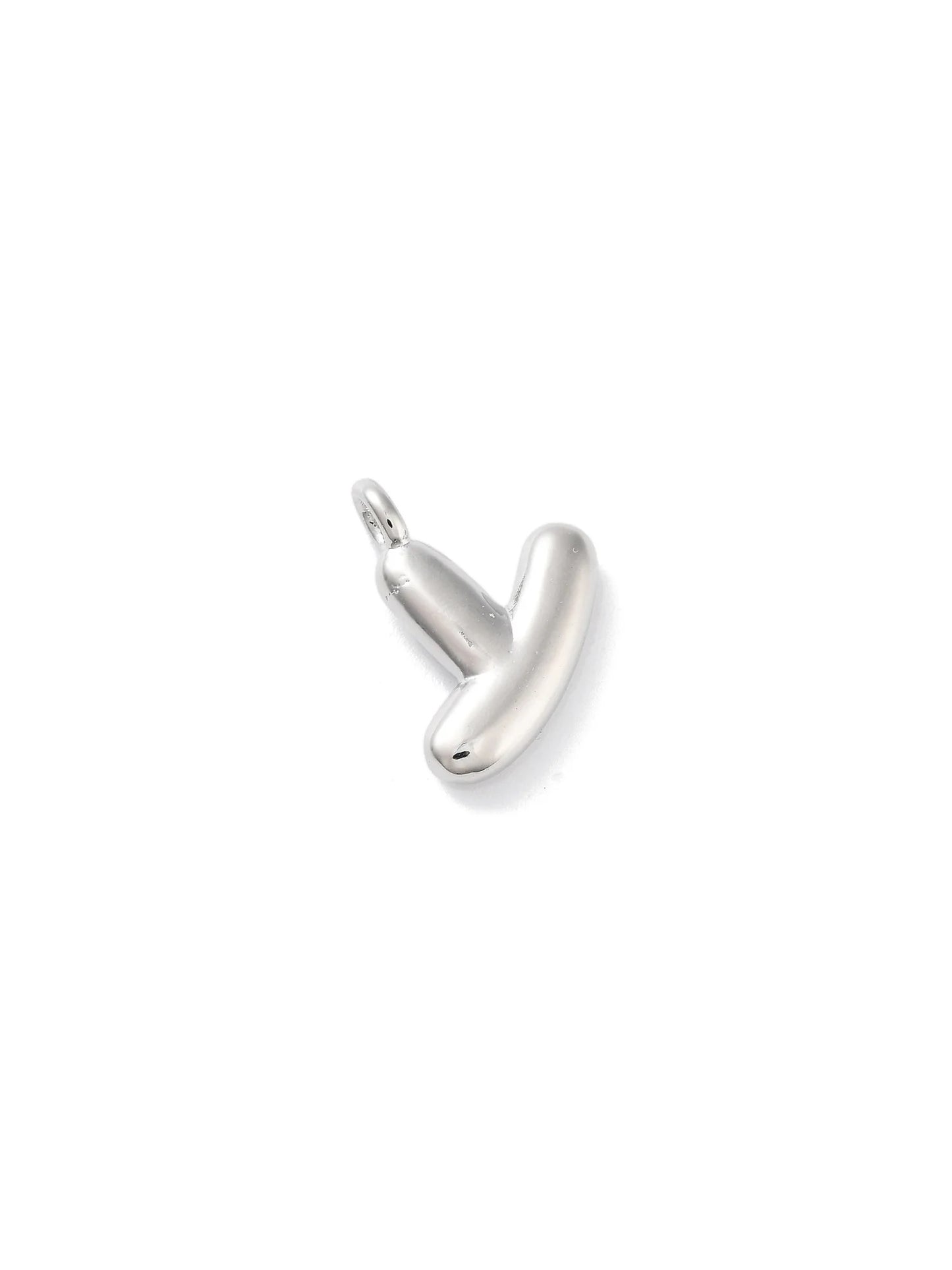 Silver Bubble Initial Letter | Alphabet Charm