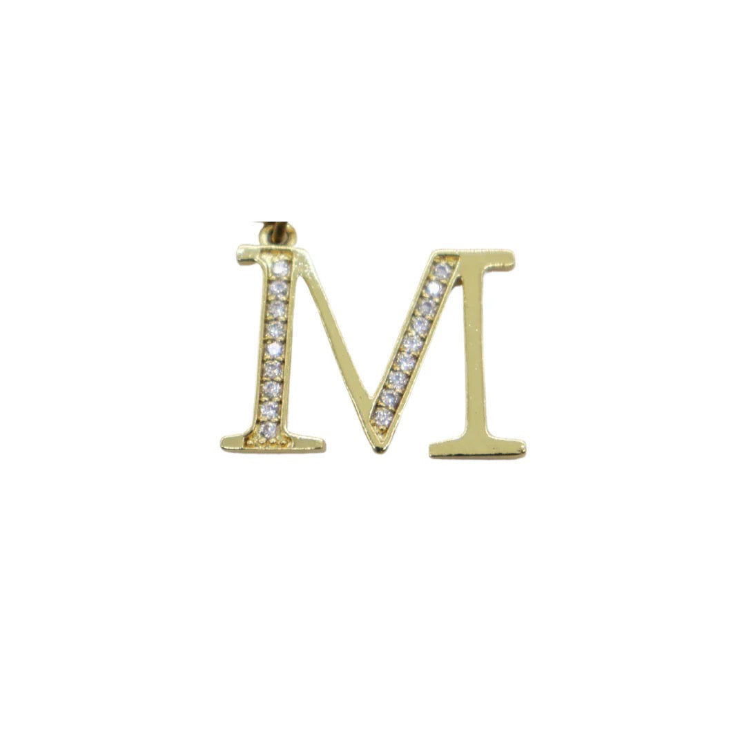 Gold Cubic Zirconia Greek Life Charms