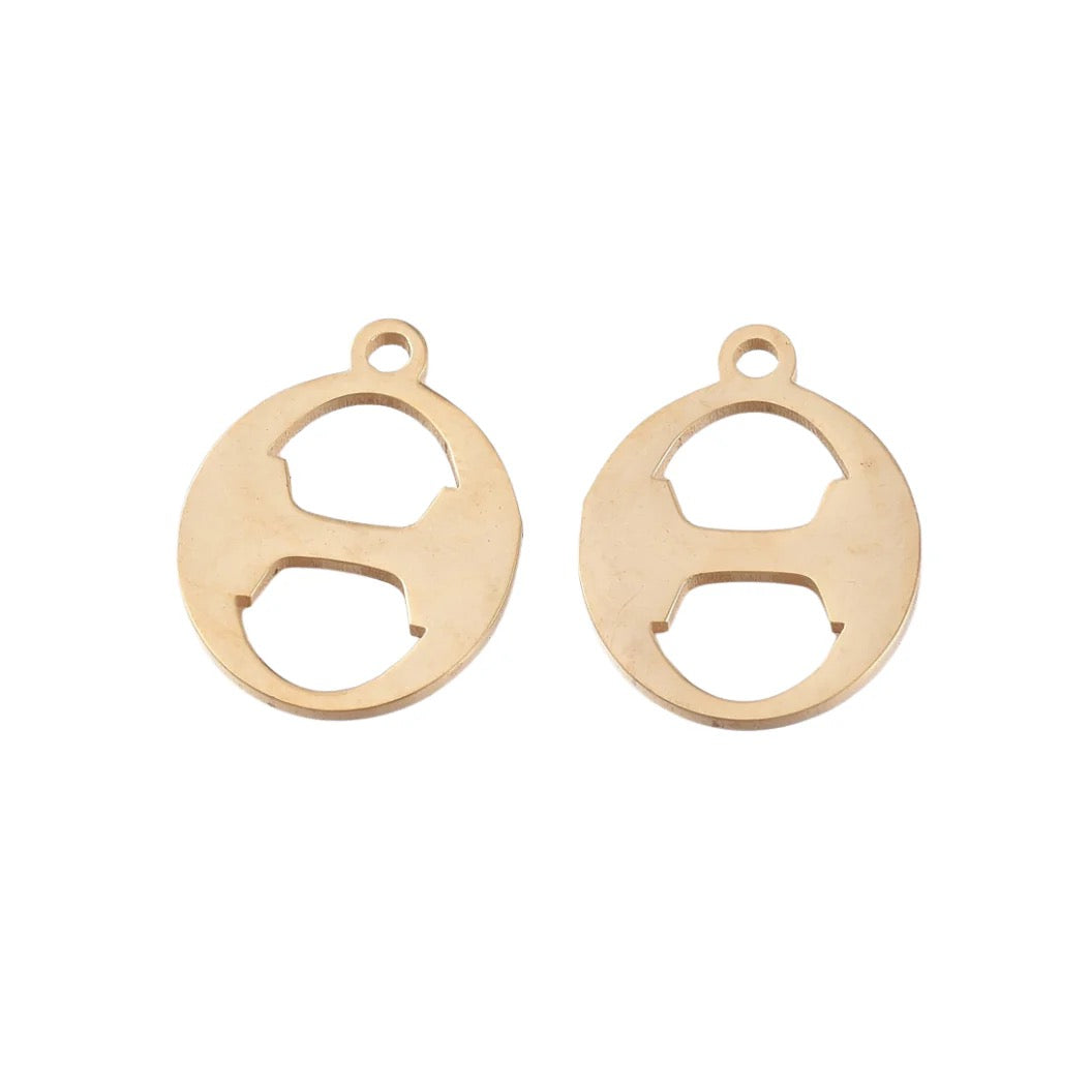 Gold Greek Life Charms