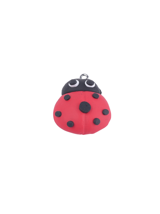 Front of the Ladybug Lanyard Charm