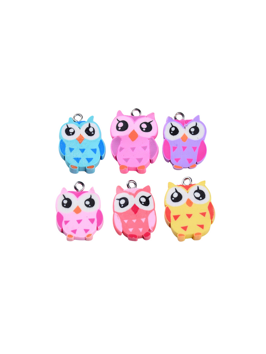 Front of the Assorted Owl Lanyard Charms