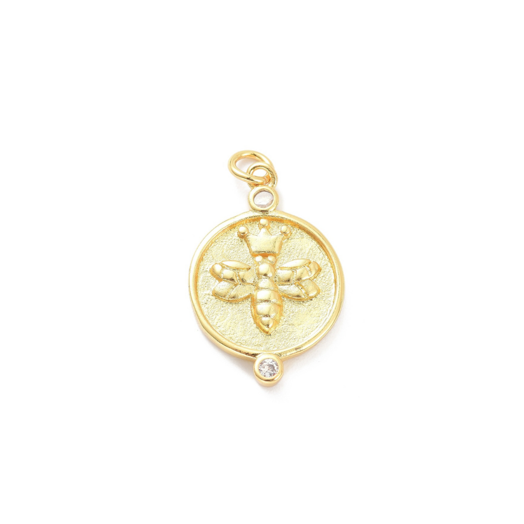 * Gold Busy Bee Pendant