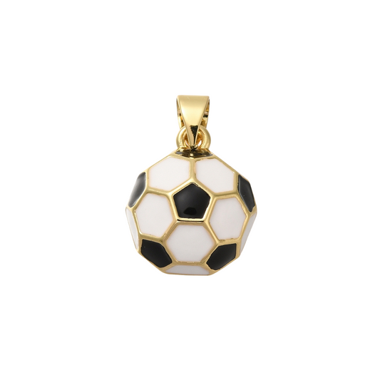 *Gold Soccer Ball Charm