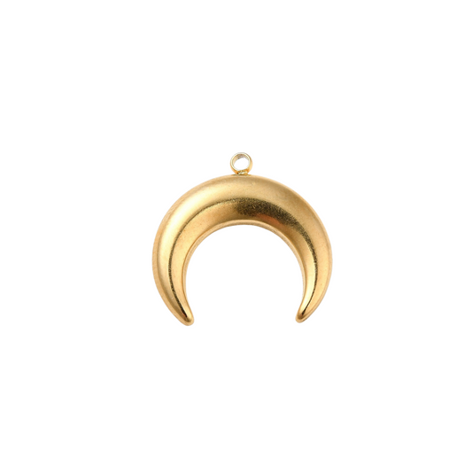 *Gold Crescent Moon Pendant