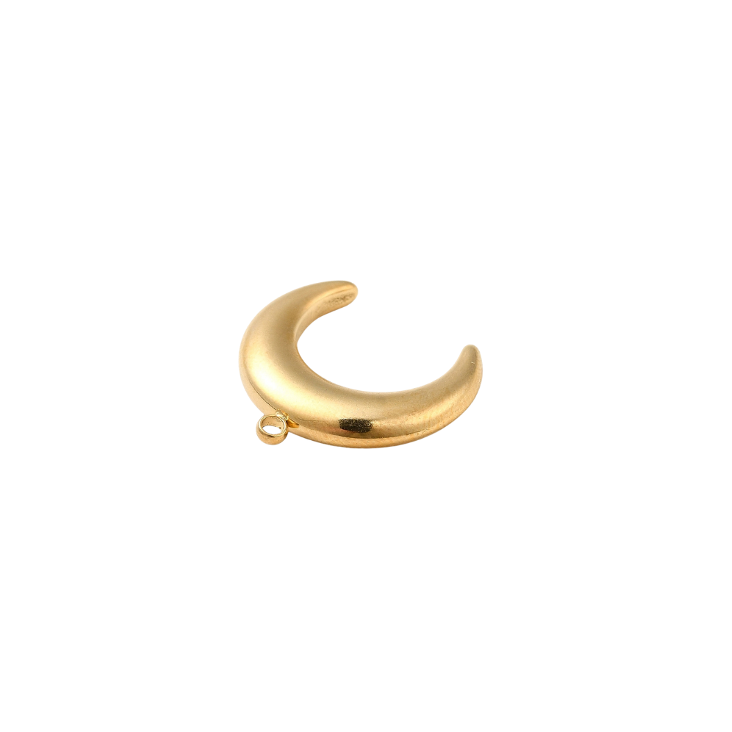 *Gold Crescent Moon Pendant