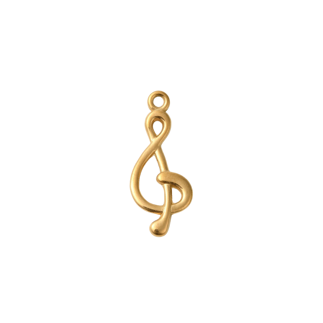 *Gold Simplistic Music Note