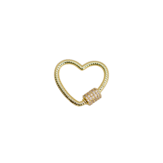 * Gold Heart Gabi Carabiner