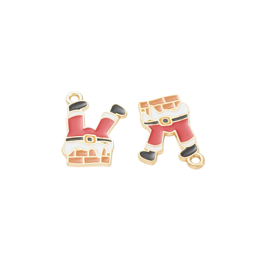 Front view of the Gold Stuck in the Chimney Charm