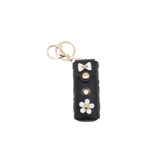 Lipstick Holder Black | Keychain & Purse Charm