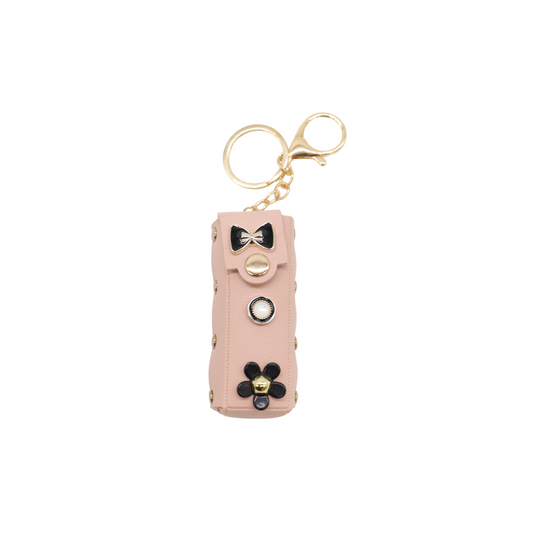 Lipstick Holder Pink | Keychain & Purse Charm