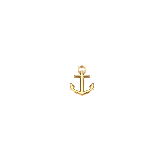 Gold Anchor of Grace Charm