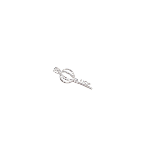 Front of the Silver Princess Key Charm