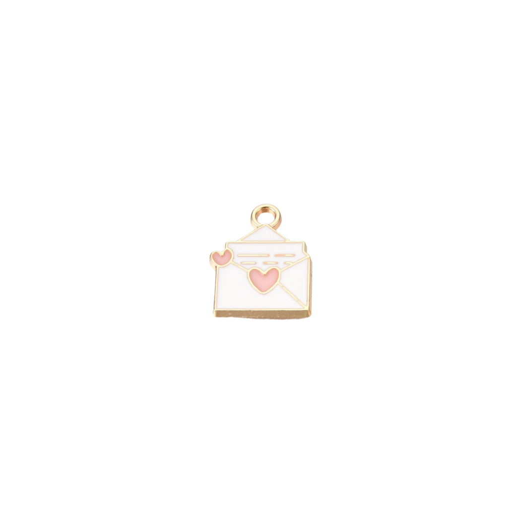 Front of Gold Love Note Charm