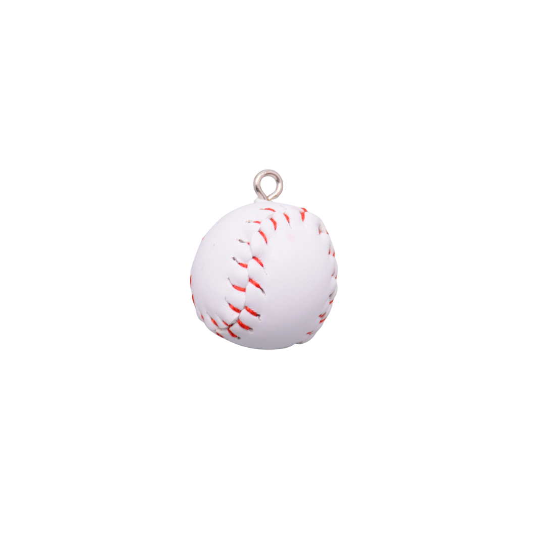 Transparent view of the Baseball Lanyard Charm