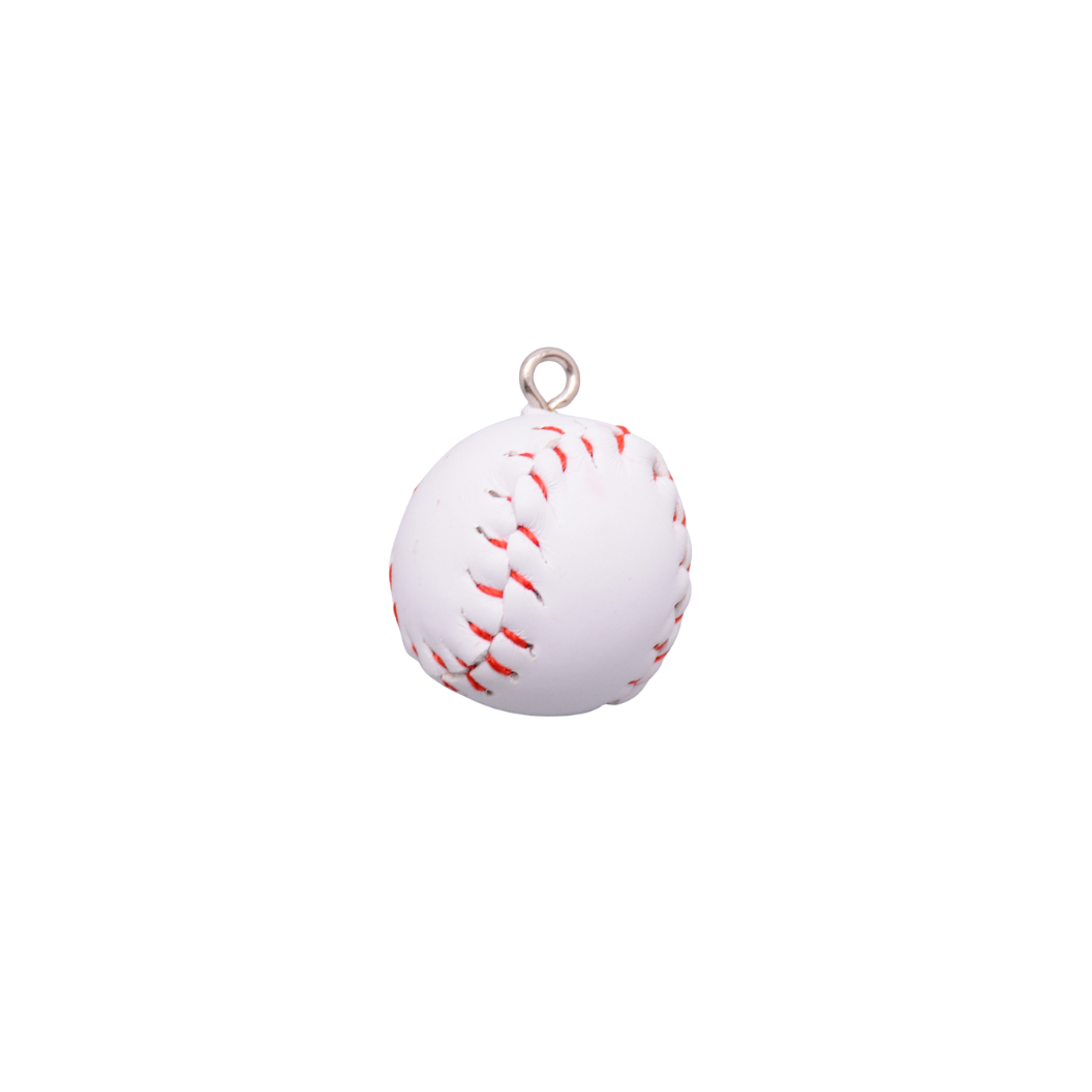 Front of Baseball Lanyard Charm