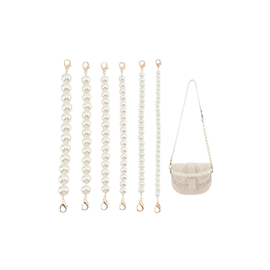Gold Modern Pearl Heirloom Purse Chain Bundle