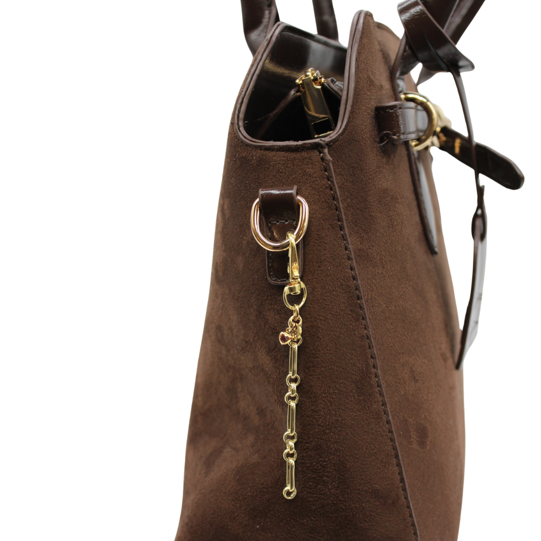 Gold Single Strand Anna Keychain & Purse Charm