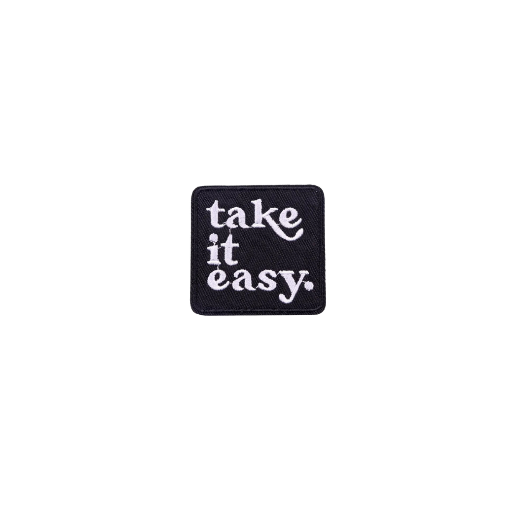 Take It Easy Black Patch