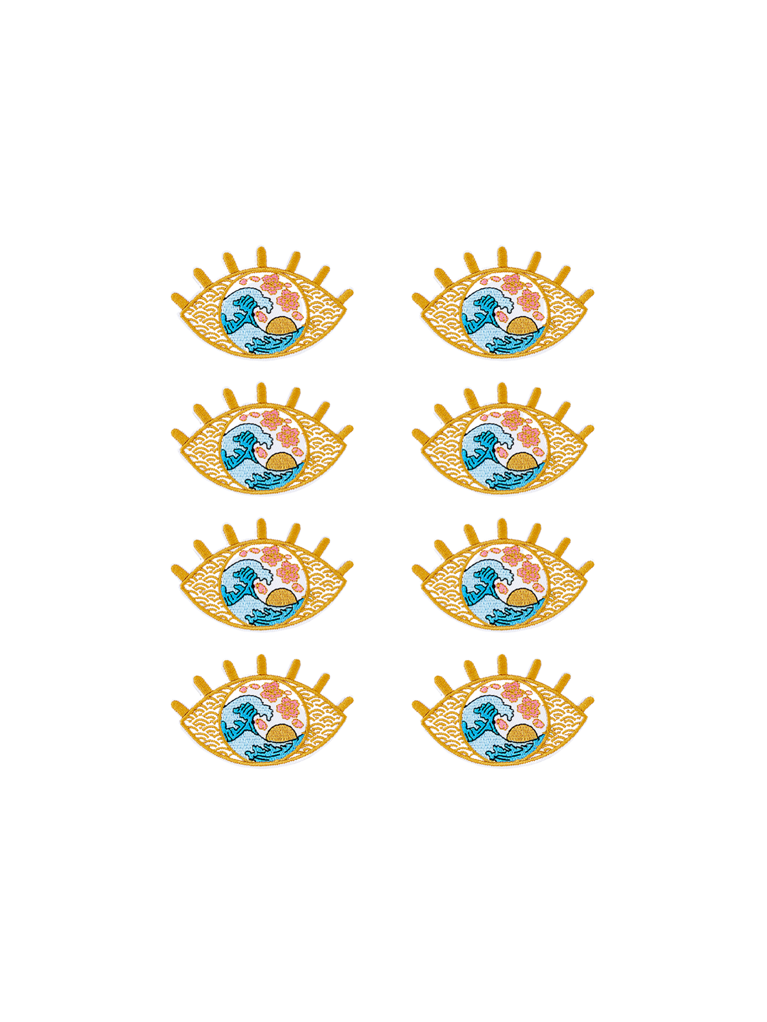 Front view of the Ocean Eyes Patch