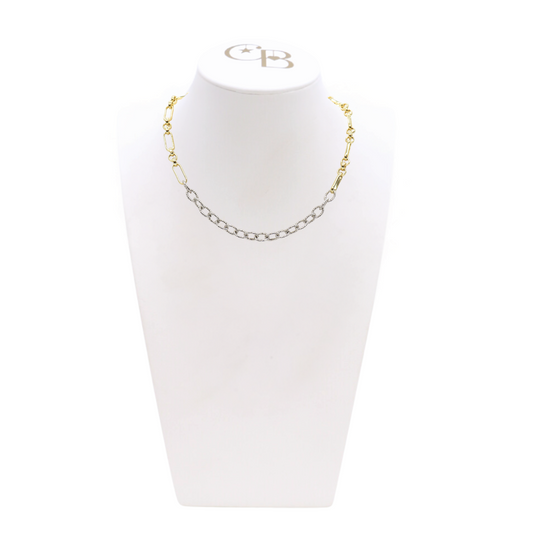 Gold Anna and Silver Alexis Necklace