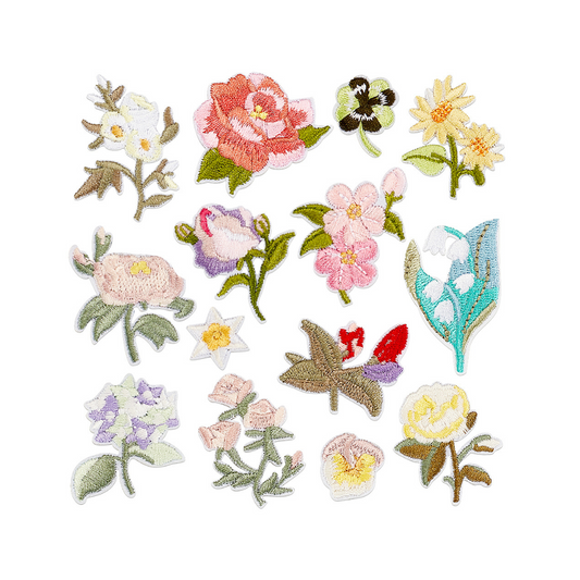 Vintage Flower Patches- Assorted