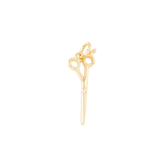 *Gold Cosmetologist Scissors Charm