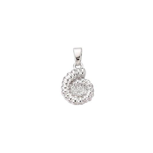 Silver Conch Shell Charm