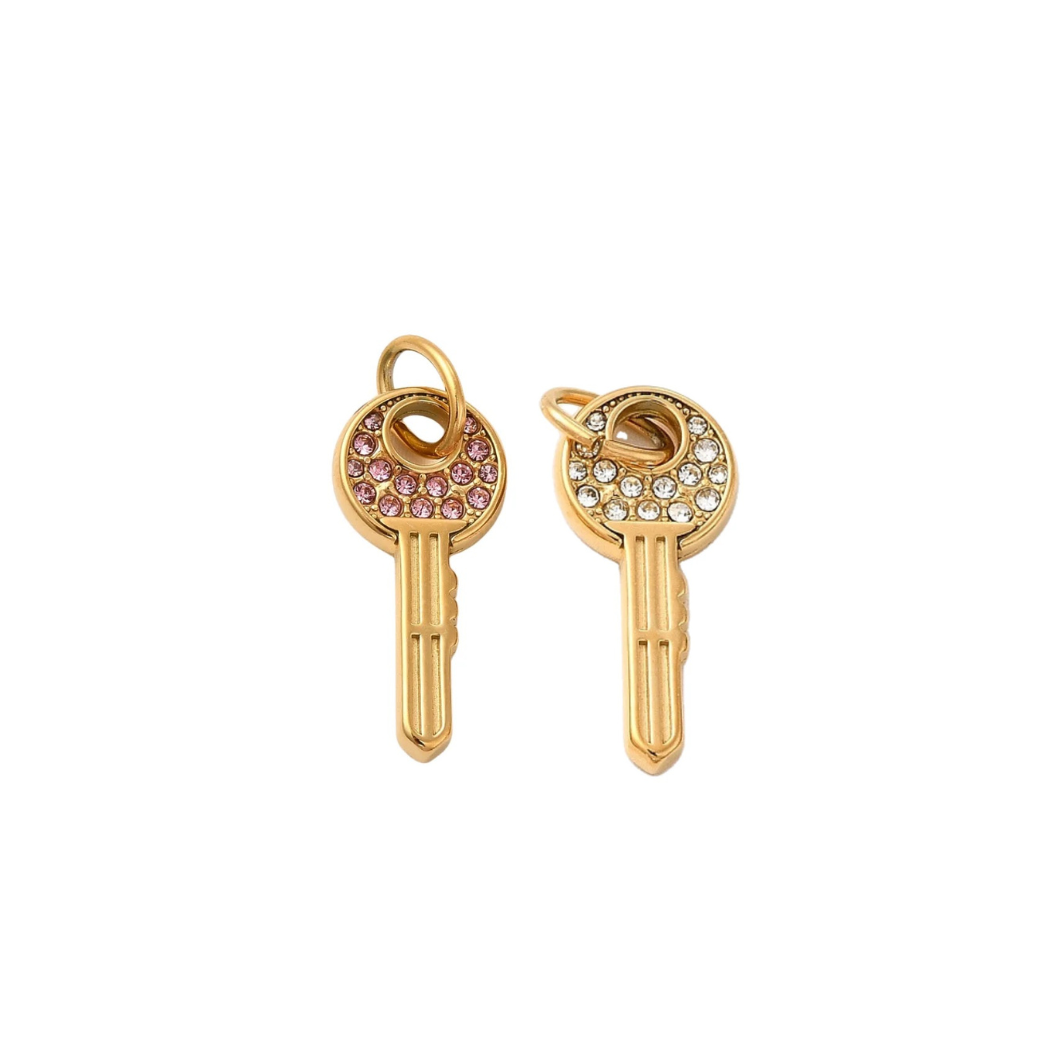 Front of the Gold Home Sweet Home Key Charm | Assorted