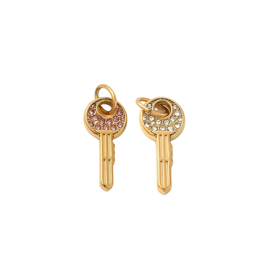 Front of the Gold Home Sweet Home Key Charm | Assorted