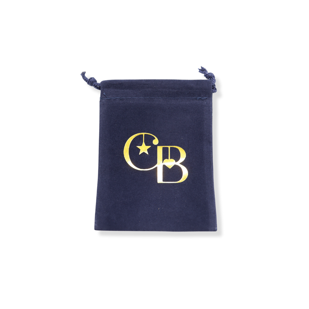 Navy Jewelry Bag | The Charm Bar Co.