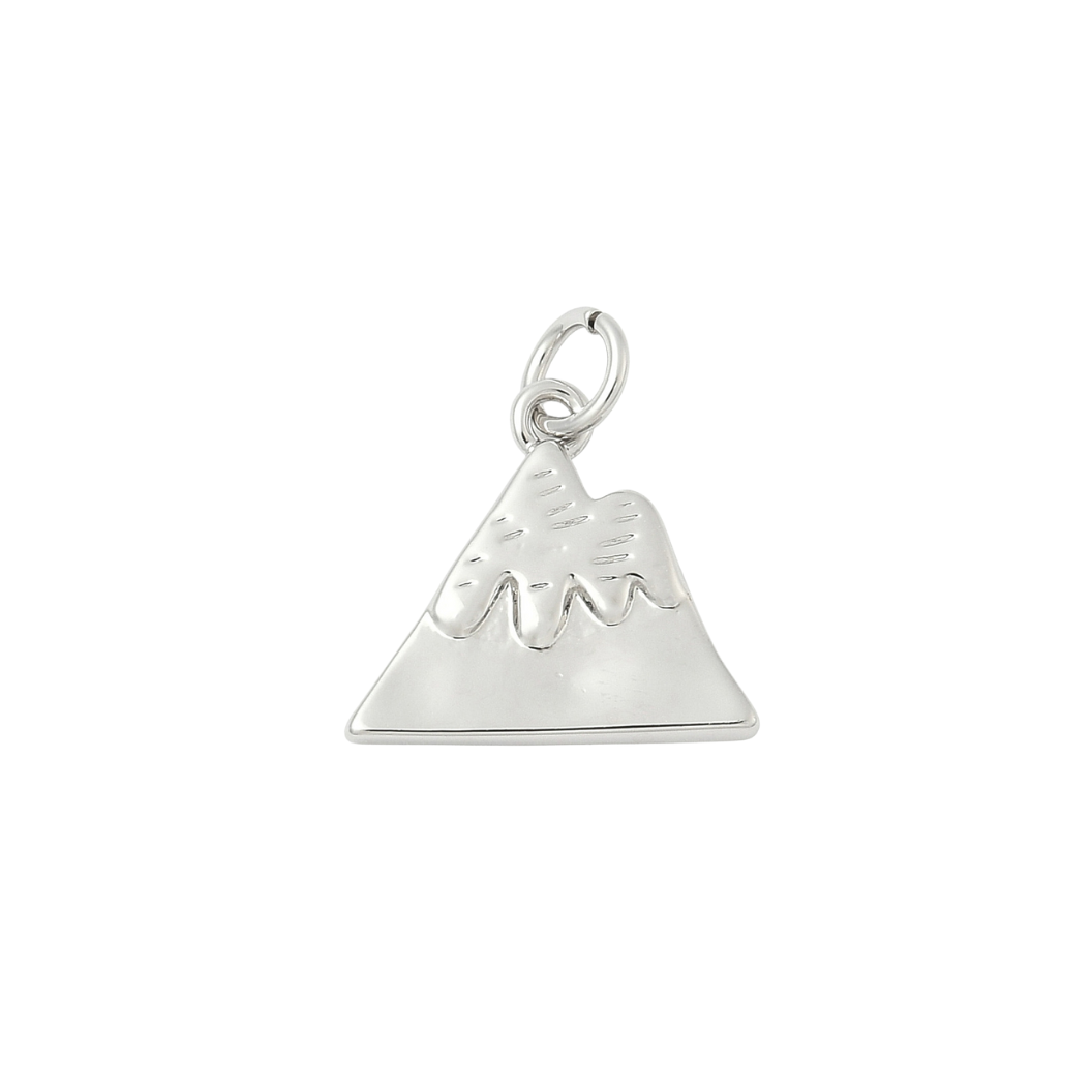 Silver Mountain Peak Charm