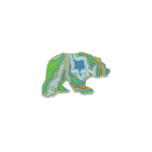 Front View of the Polar Bear - Aerial View Patch