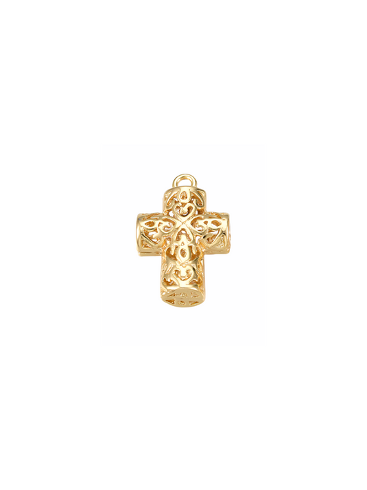 Hollow Cross Charm